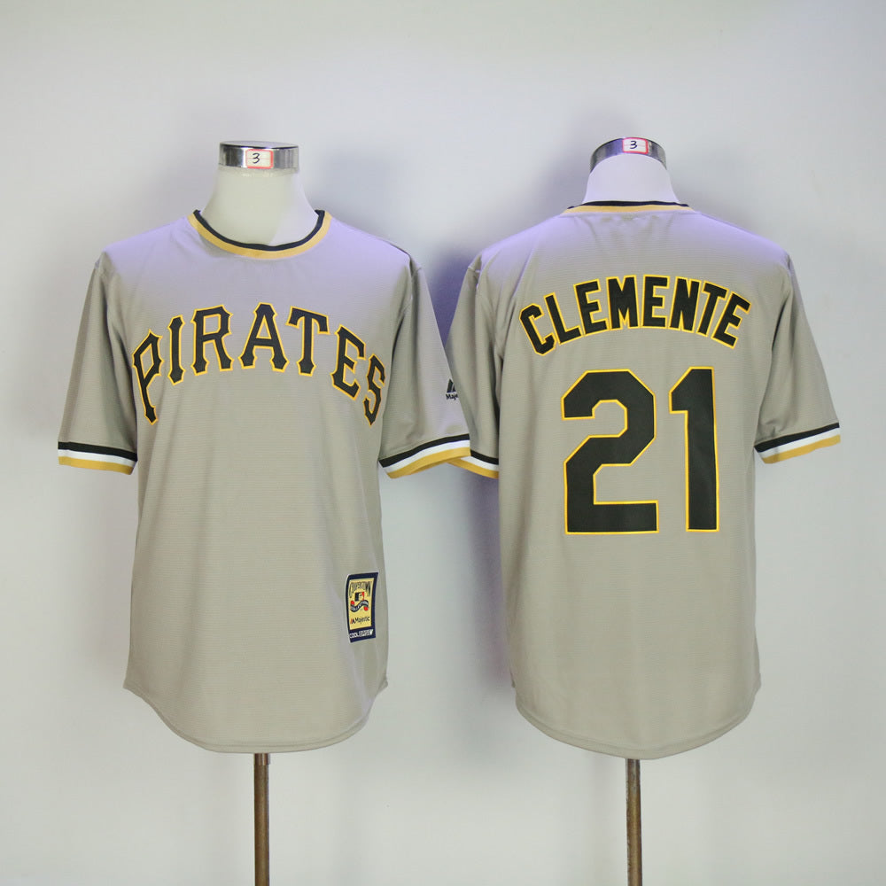 Pittsburgh Pirates #21 Pirates 21 Gray Fan Retro New