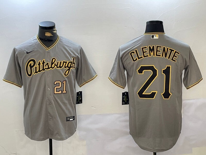 Pittsburgh Pirates #21 Roberto Clemente Fan Edition Style 3
