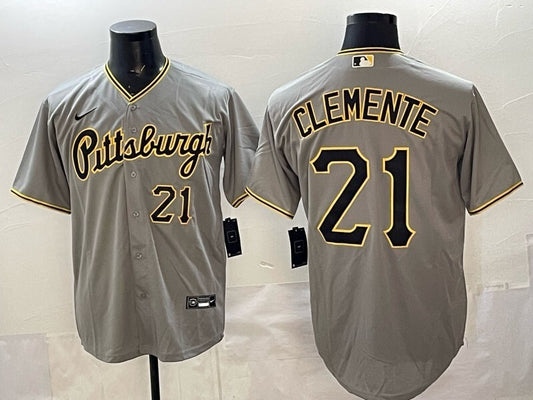Pittsburgh Pirates #21 Roberto Clemente Pirates Adult Style 1