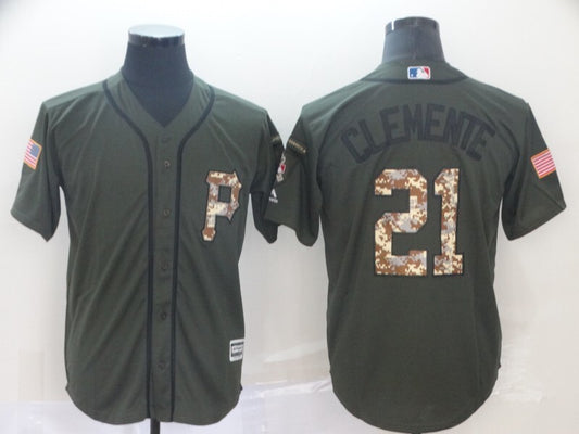 Pittsburgh Pirates #21 Roberto Clemente Style 12
