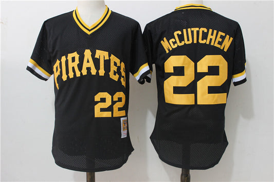 Pittsburgh Pirates #22 Andrew McCutchen Mesh Throwback