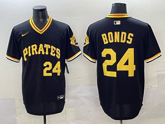 Pittsburgh Pirates #24 Barry Bonds Pirates Retro Adult .png