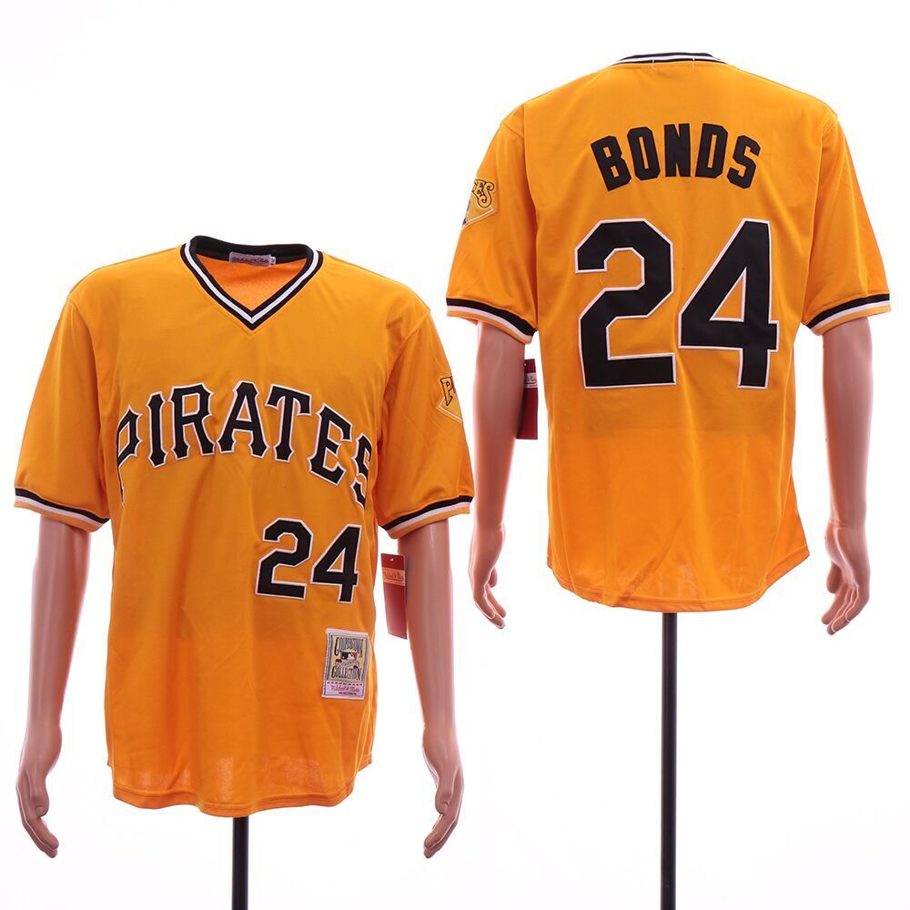 Pittsburgh Pirates #24 Barry Bonds Style 17