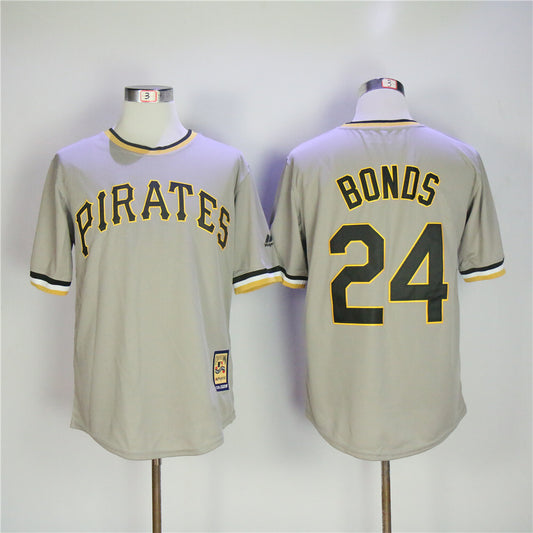 Pittsburgh Pirates #24 Pirates 24 Gray Fan Retro New