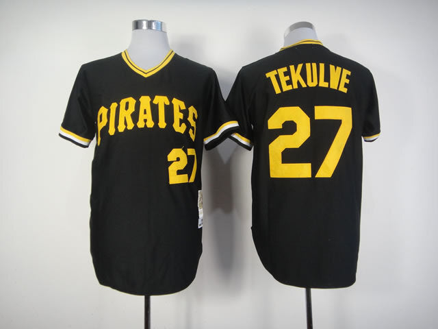 Pittsburgh Pirates #27 Pirates 27 Black Retro Style 1