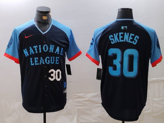 Pittsburgh Pirates #30 Paul Skenes Pirates 24 All-Star Style 5
