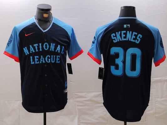 Pittsburgh Pirates #30 Paul Skenes Pirates 24 All-Star Style 6