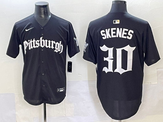 Pittsburgh Pirates #30 Paul Skenes Pirates 5 Collaboration Style 2