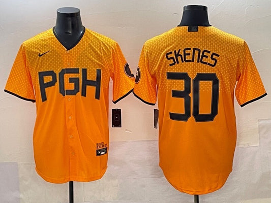 Pittsburgh Pirates #30 Paul Skenes Pirates City Adult Style 1