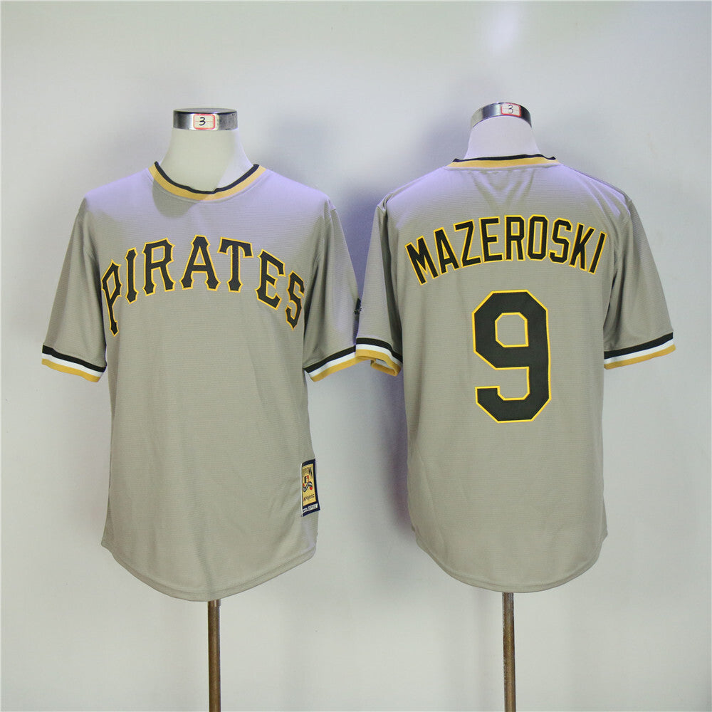 Pittsburgh Pirates #9 Pirates 9 Gray Fan Retro