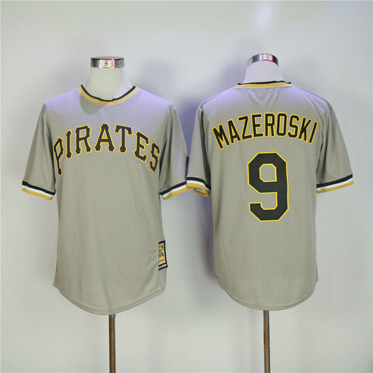 Pittsburgh Pirates #9 Pirates 9 Gray Fan Retro
