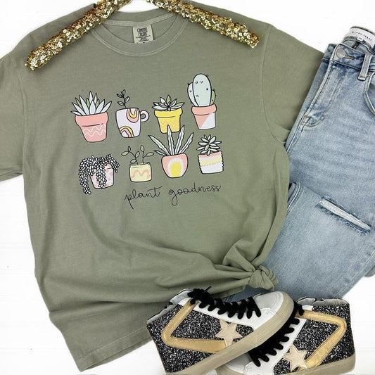 Plant Goodness Comfort Colors T-Shirt Hoodie, Sweatshirt | InkThreadWorks.com