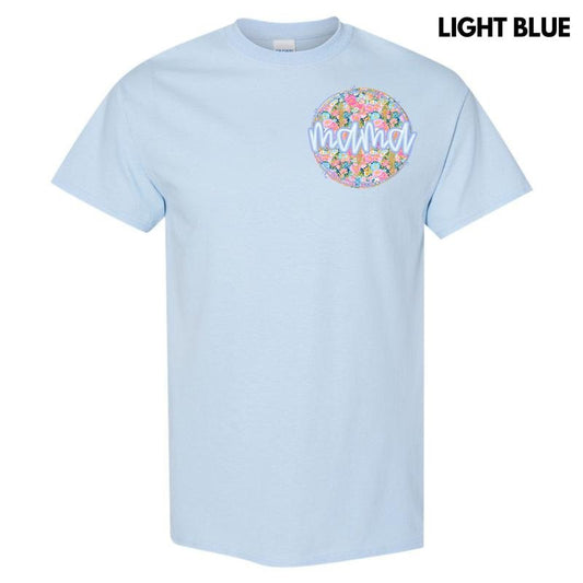 Pocket Size -Darling Flower Mama Gildan Short Sleeve T-Shirt 'NLB' Hoodie, Sweatshirt | InkThreadWorks.com