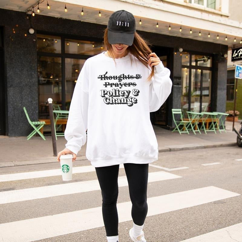 Policy and Change Sweatshirt DRG, Policy Sweatshirt DRG girlblackhoodie T-Shirts, Hoodie | InkThreadWorks.com