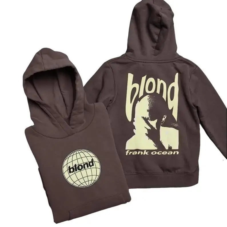 Frank Ocean BLOND Hoodie - Y2K Rap Hoodie For Fans, Unisex Cotton/Polyester Blend - Clothing, Menswear T-Shirts, Sweatshirt