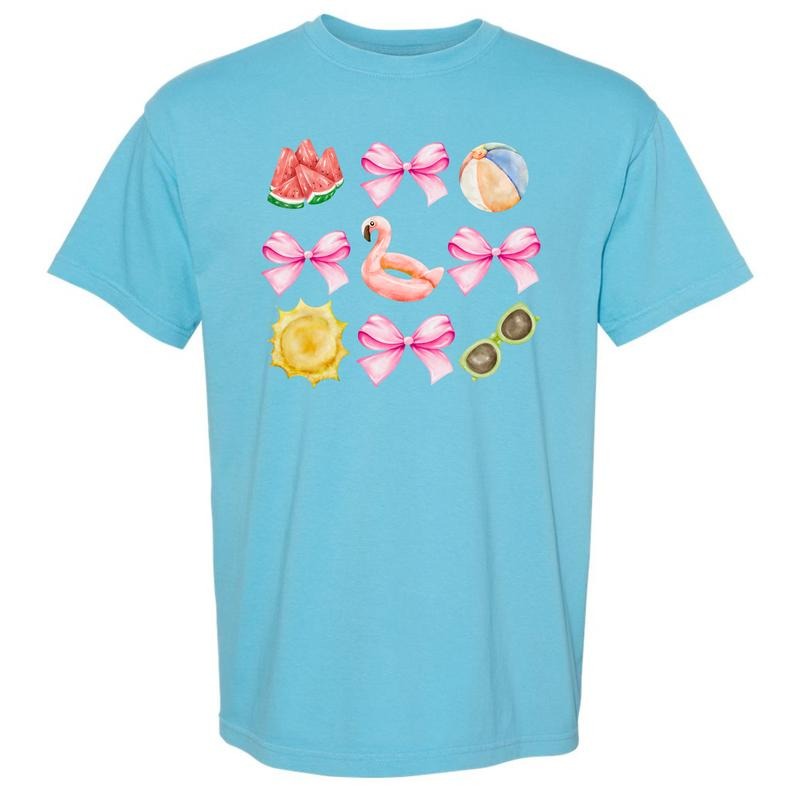 Pool Day Coquette Collage Comfort Colors T-Shirt 'NLB' Hoodie, Sweatshirt | InkThreadWorks.com