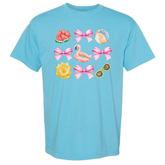 Pool Day Coquette Collage Comfort Colors T-Shirt 'NLB' Hoodie, Sweatshirt | InkThreadWorks.com