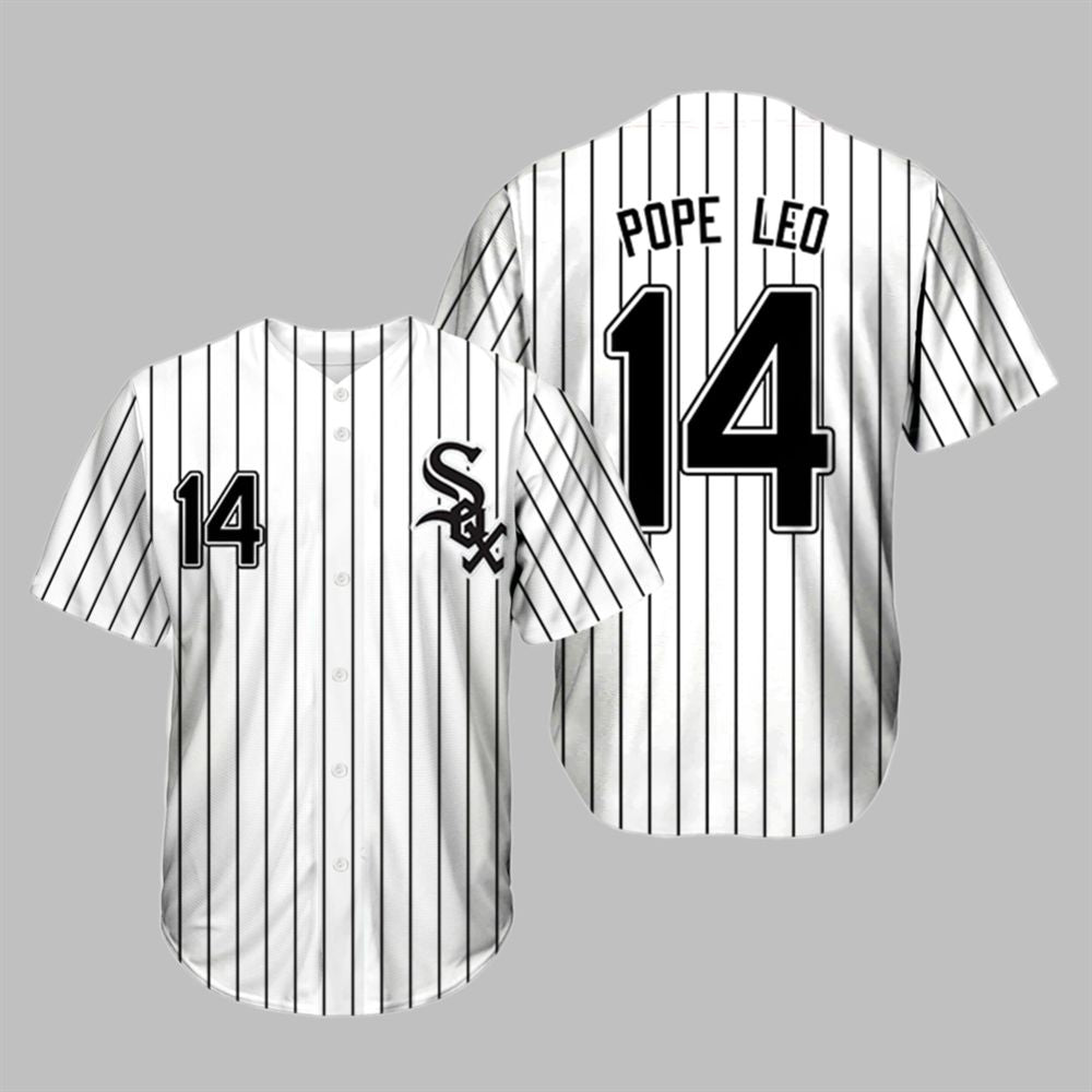 Pope Leo 14 White Sox Jersey - Grishko.com