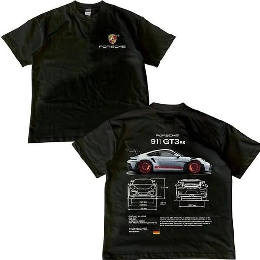 Porsche 911 GT3 RS Aesthetic Shirt, Graphic Unisex T-Shirt, Full Color T-Shirt, For Men Women Full Size
