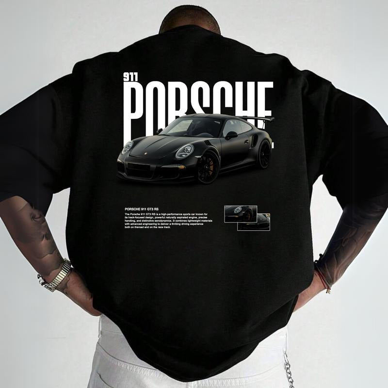 Porsche 911 GT3 RS Comfort Colors T-Shirt, Classic Car Streetwear Tee, Racing Enthusiast Shirt, Unisex Gift for Car Guys, Boyfriend Car Tee