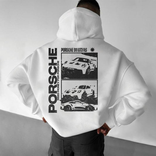 Porsche 911 GT3 RS Hoodie T-shirt Sweatshirt, Unisex, Menswear, Street Racing Shirt, Car Hoodie, Boyfriend Giftstyle{n002}2
