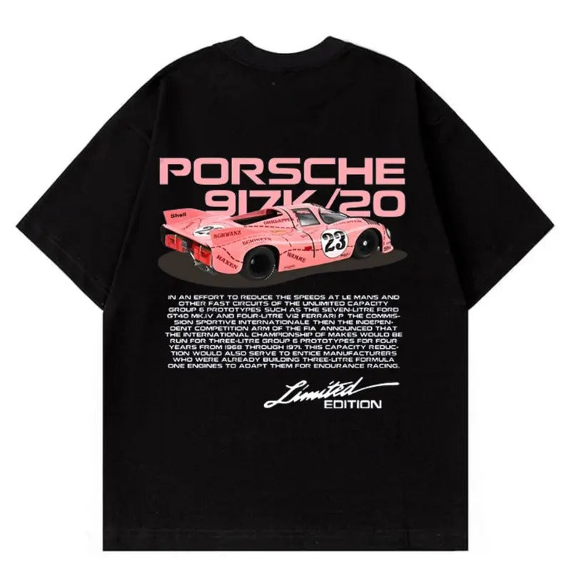 Porsche 917K Pink, Car Enthusiast Shirt, Car Clothing Hoodie, Sweatshirt | InkThreadWorks.com
