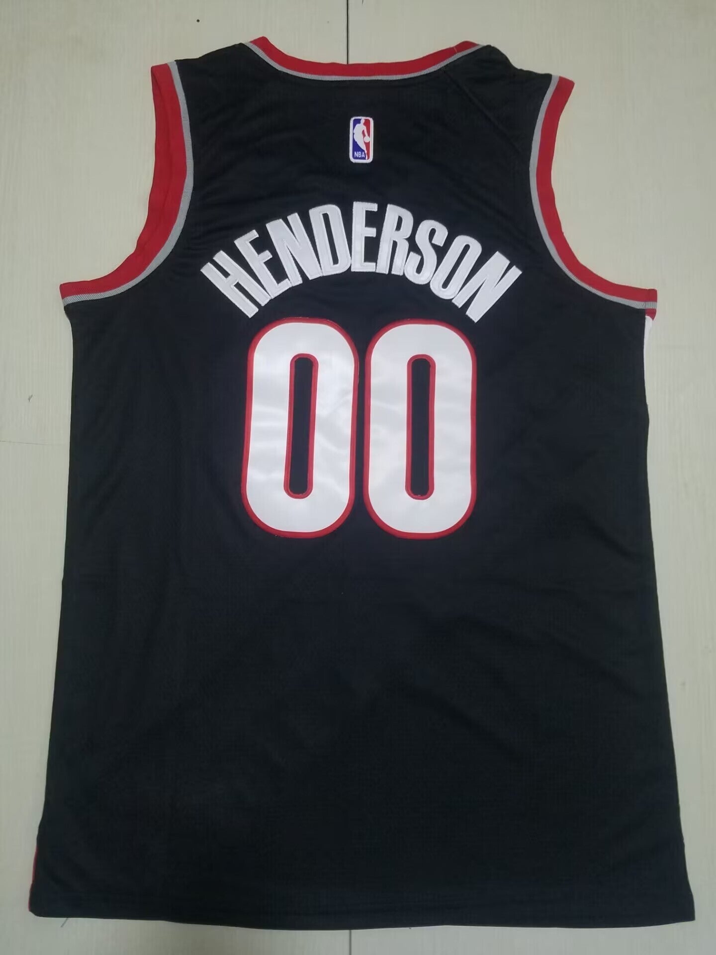 Portland Trail Blazers #00 Scoot Henderson Trail Blazers 00 Black S-XXL Style 1