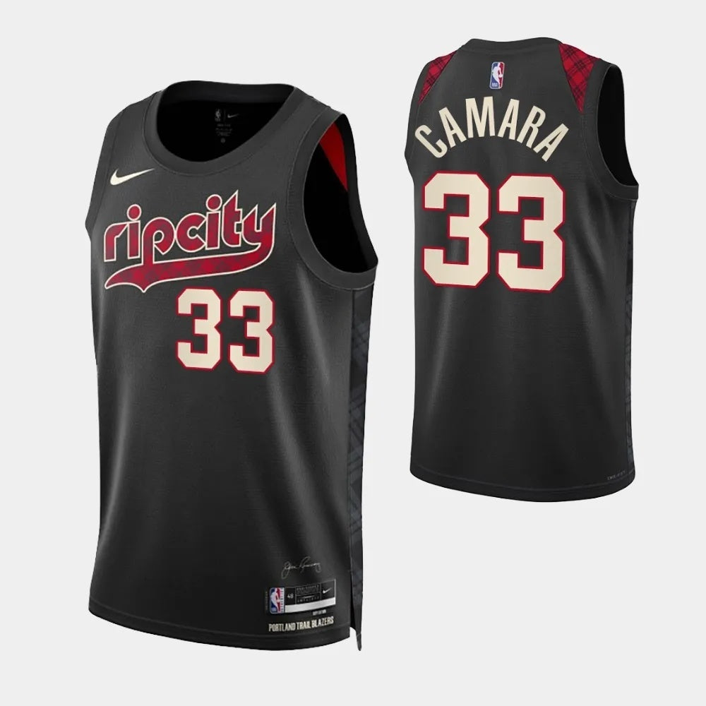 Portland Trail Blazers #33 Toumani Camara 2023-24 City Edition Swingman Jersey