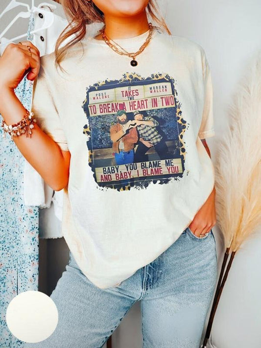 Post Wallen & Morgan Malone Tshirt, I Had Some Help Shirt, Country Music Tee, Rodeo Western Wear, Cowgirl Teem, One Thing...
