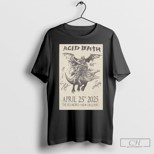 Poster Acid Bath The Fillmore New Orleans April 25th 2025 Signed