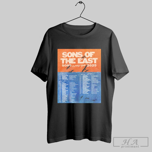 Poster Sons Of The East Sons World Tour 2025 Australia Eu Uk North America