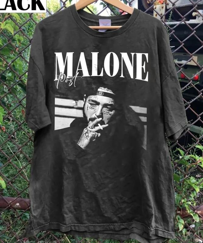 Postyy Rap Music Merch Shirt, Malone T Shirt Rap 90s Tee, Malone Tour Rapper Shirt