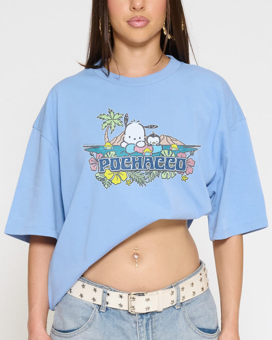 Pochacco Summer Friends Oversized Tee