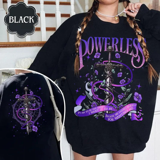 Powerless Sweatshirt, Vicious Little Thing Powerless Sweatshirt, Kai Azer, Paedyn Gray, Lauren Roberts, Booktok Merch,...