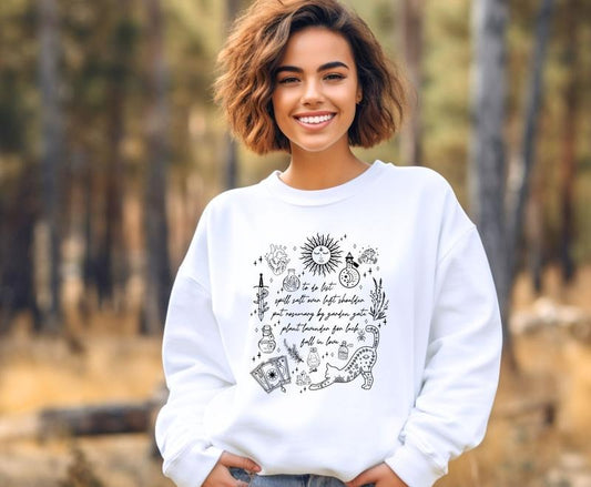 Pract magic inspired design Crewneck Sweatshirt T-Shirts, Hoodie | InkThreadWorks.com