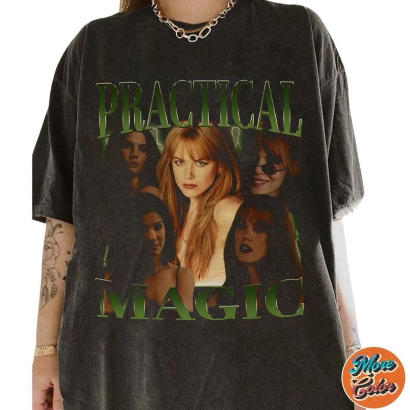 Practical Magic Movie Witchy 90's Shirt, Movie Shirts, Cotton Unisex T-shirt, Crew Neck, Size S- 3XL, Menswear Top, Womenswear Top Underwear Streetwear
