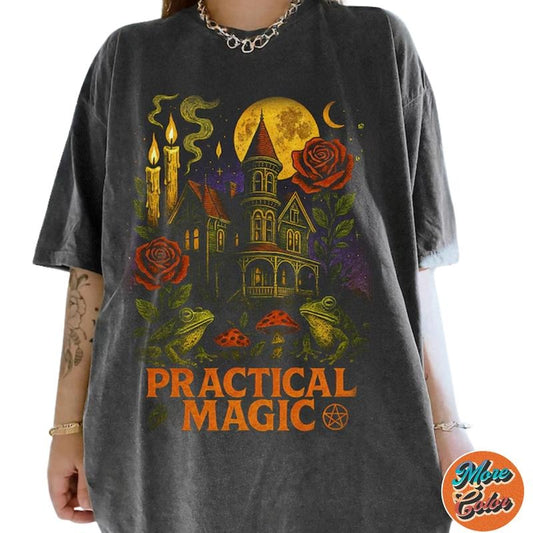 Practical Magic Movie Witchy Movie Shirts, Cotton Unisex T-shirt, Crew Neck, Size S- 3xl, Menswear Top, Womenswear Top Underwear Streetwear