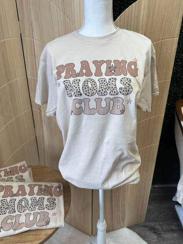 Praying Moms Club - Sweatshirt or Tee - Christian Tee - Women Apparel Hoodie | InkThreadWorks.com