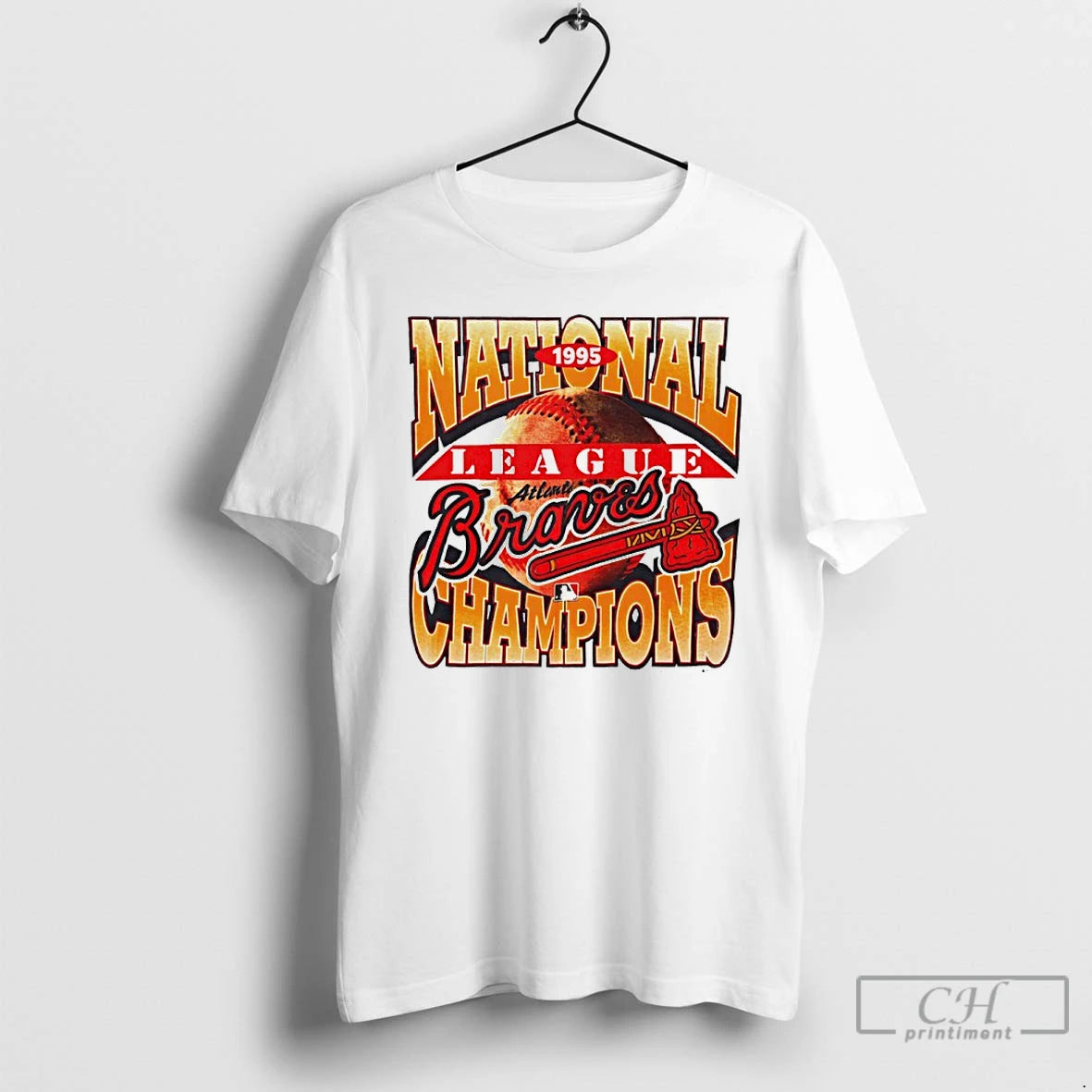 Premium 1995 National League Champions Atlanta Braves T-Shirts, Hoodie, Sweatshirt | InkThreadWorks.com