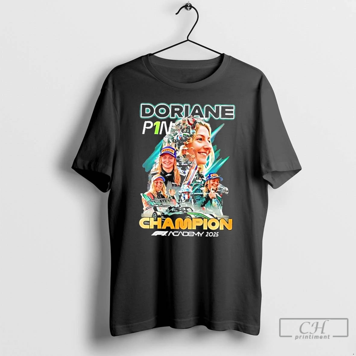 Premium 2025 F1 Academy Doriane Champions Signature T-Shirts, Hoodie, Sweatshirt | InkThreadWorks.com