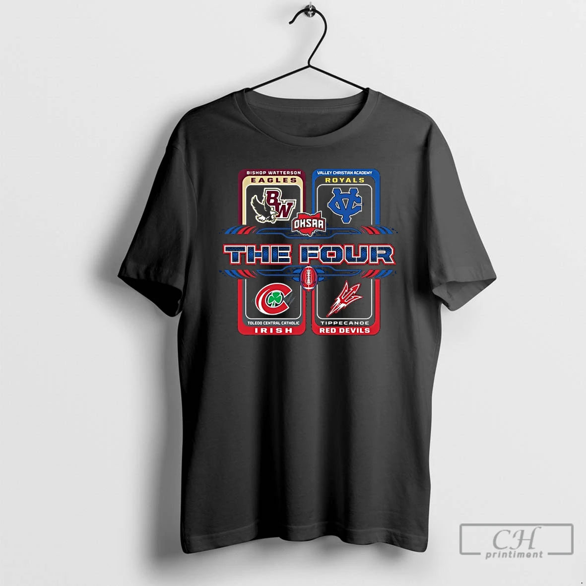 Premium 2025 Ohsaa Football Division 3 The Four T-Shirts, Hoodie, Sweatshirt | InkThreadWorks.com