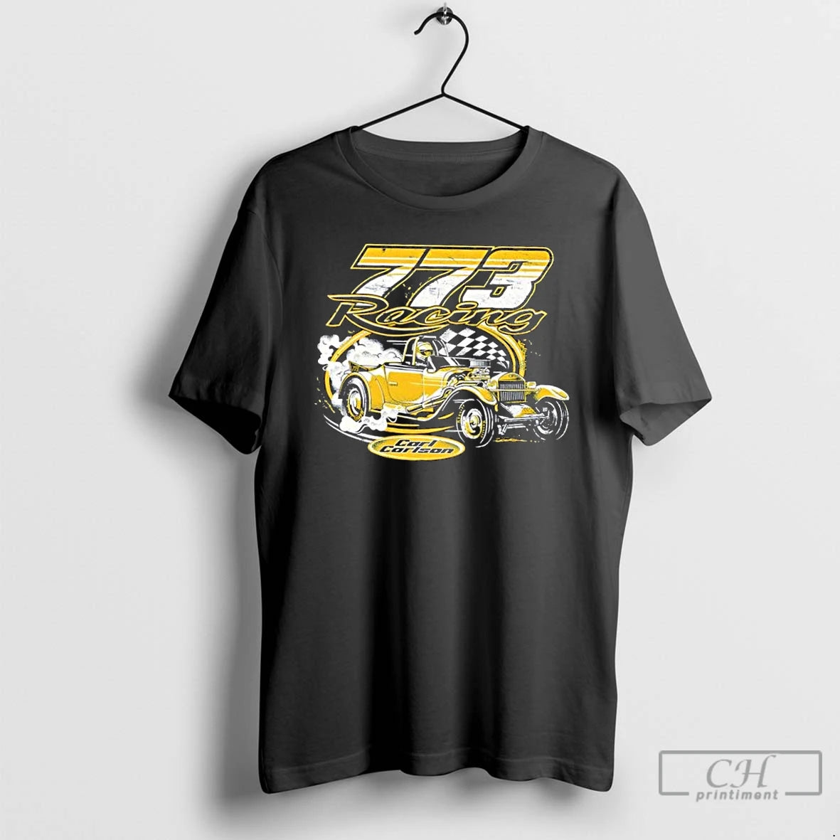 Premium 773 Racing Carl Carlson Racing Car Driver T-Shirts, Hoodie, Sweatshirt | InkThreadWorks.com