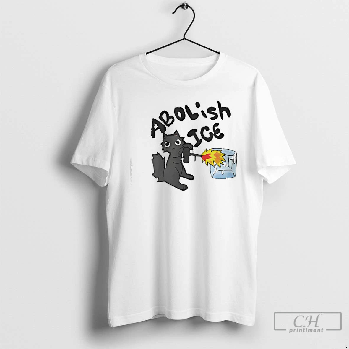 Premium Abolish Ice Cat Classic T-Shirts, Hoodie, Sweatshirt | InkThreadWorks.com