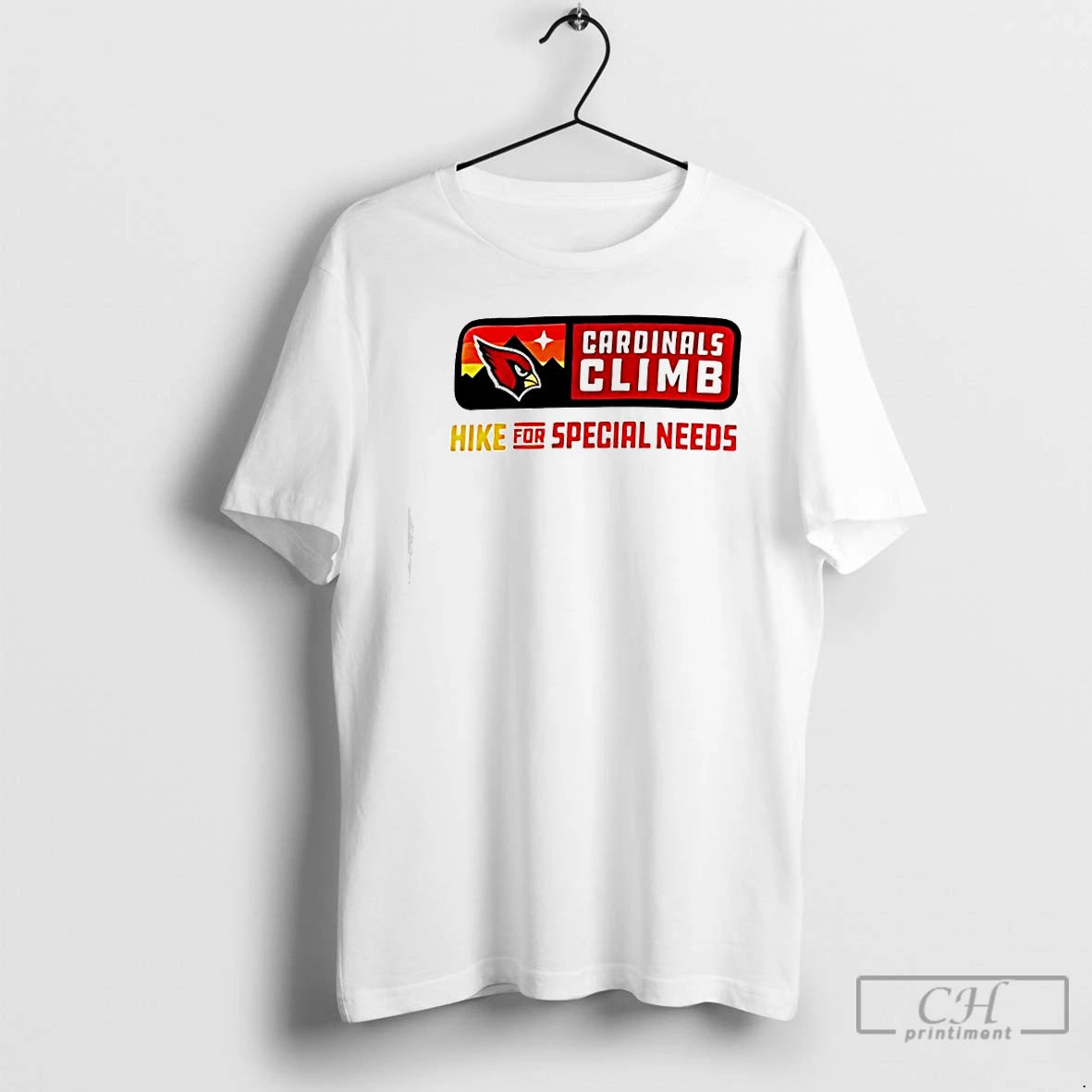 Premium Arizona Cardinals Climb Hike For Special Needs T-Shirts, Hoodie, Sweatshirt | InkThreadWorks.com