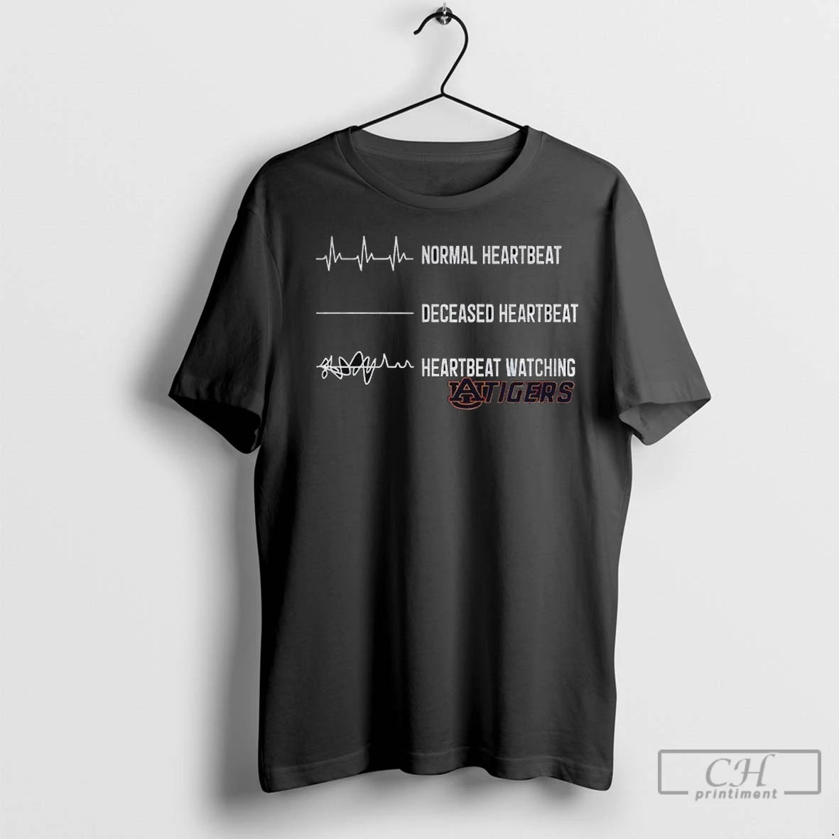 Premium Auburn Tigers Normal Heartbeat Deceased Heartbeat Heartbeat Watching