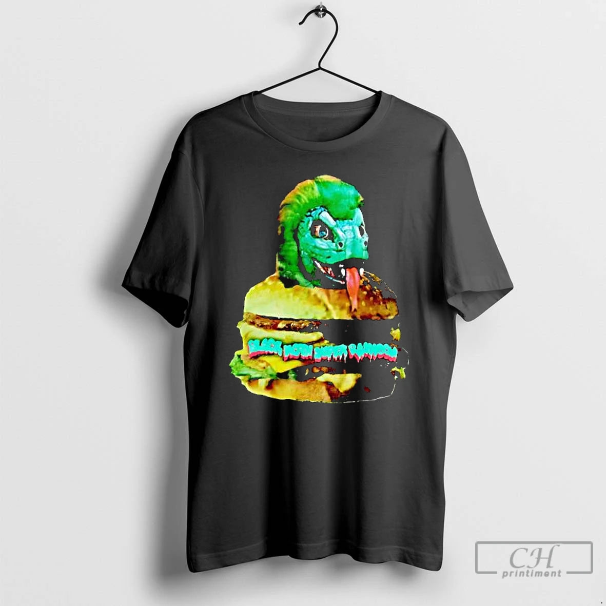 Premium Black Moth Super Rainbow Logo Retro T-Shirts, Hoodie, Sweatshirt | InkThreadWorks.com