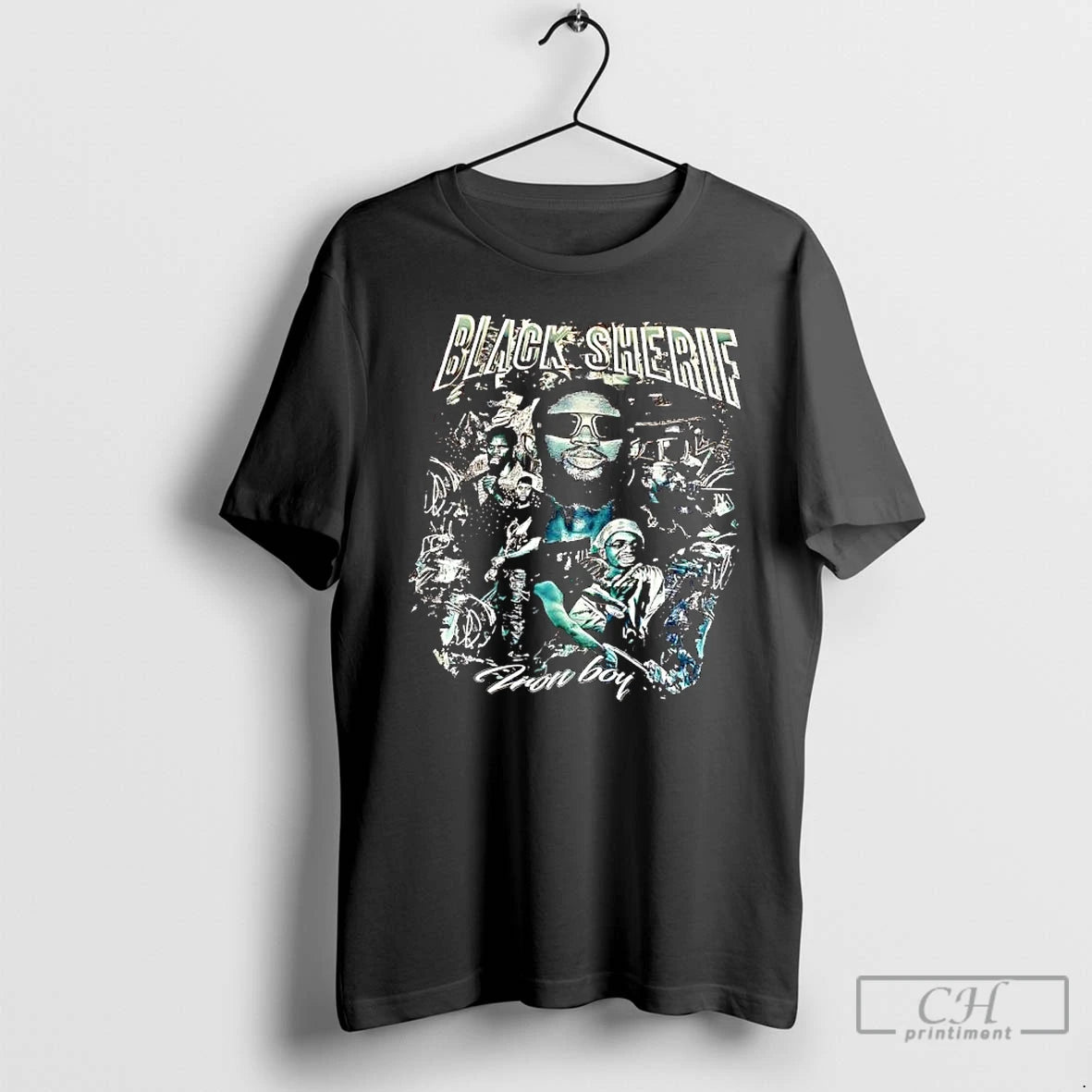 Premium Black Sherif Iron Boy Ghanaian Musician T-Shirts, Hoodie, Sweatshirt | InkThreadWorks.com