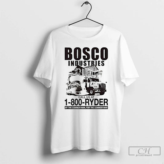 Premium Bosco Industries Call Us At 1 800 Ryde Vintage T-Shirts, Hoodie, Sweatshirt | InkThreadWorks.com
