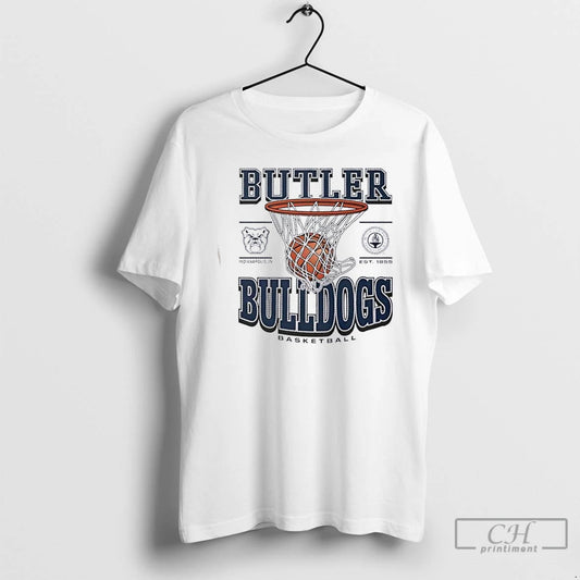 Premium Butler Bulldogs Basketball Game Time Indianapolis In Est 1855 T-Shirts, Hoodie, Sweatshirt | InkThreadWorks.com