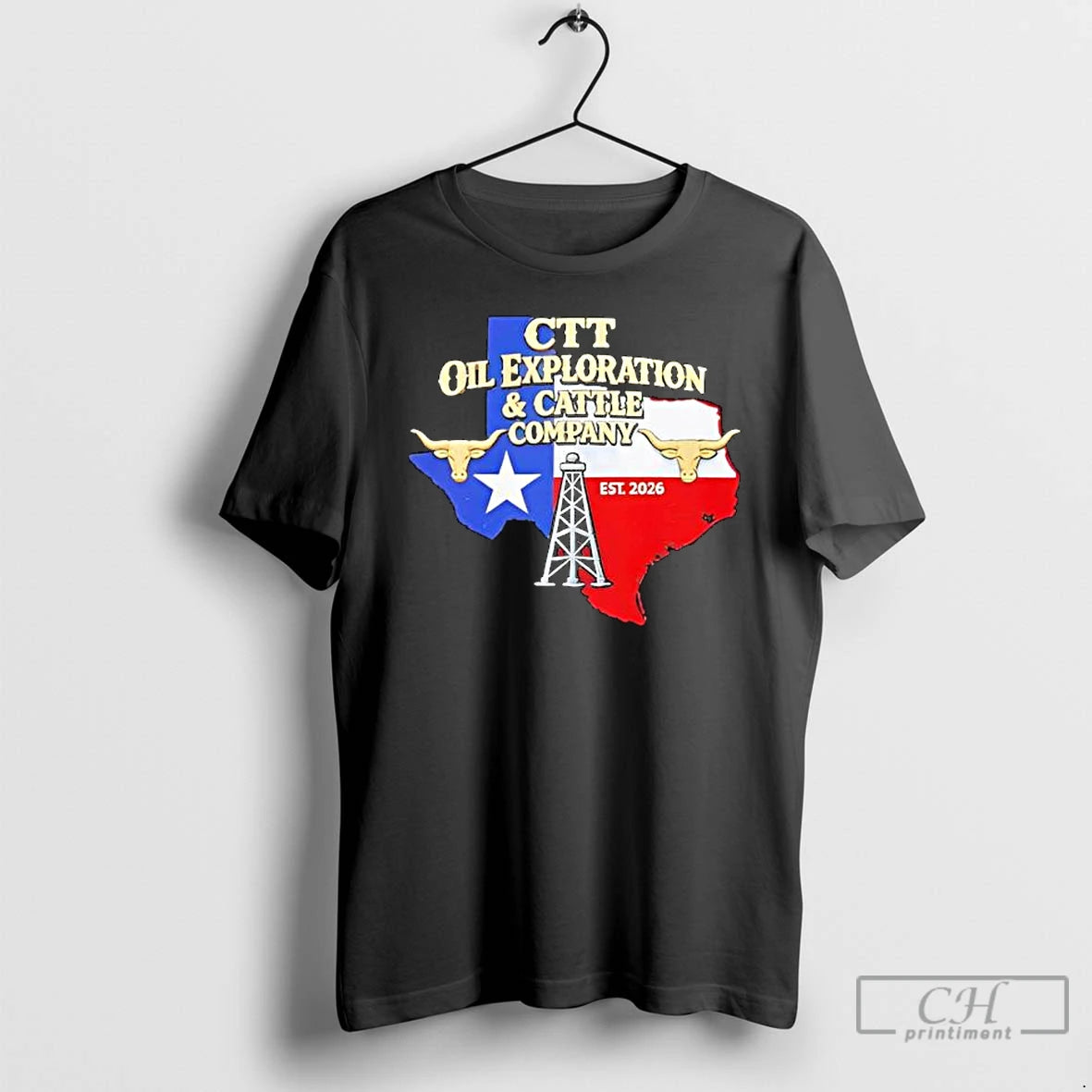 Premium Ctt Oil Exploration And Cattle Company Texas 2026 T-Shirts, Hoodie, Sweatshirt | InkThreadWorks.com